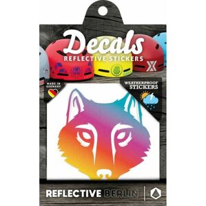 Reflective Berlin Reflective Decals - Wolf - rainbow uni