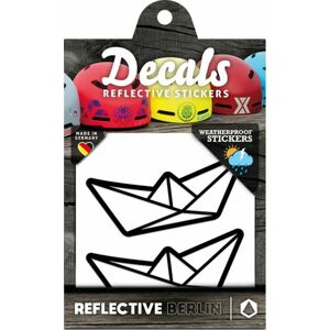 Reflective.Berlin Reflective Decals - OLD Paper Boat - black uni