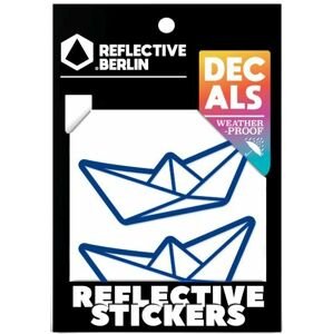 Reflective.Berlin Reflective Decals - Paper Boat - blue uni