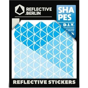 Reflective Berlin Reflective Shapes - Kites & Darts - blue uni