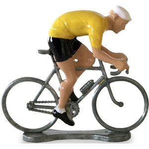 Bernard & Eddy Yellow sprint cyclist uni