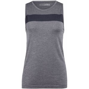Icebreaker Womens  Motion Seamless Tank - panther heather S