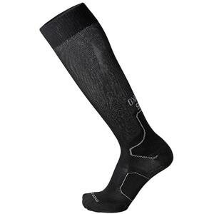 Mico LightWeight Oxi-Jet Compression Natural merino ski socks - nero 38-40