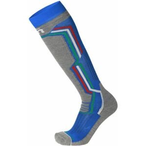 Mico Medium Weight Argento X-Static Ski Socks - azzuro 47-49