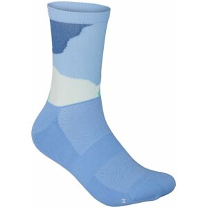 POC Essential Print Sock - Color Splashes Multi Basalt Blue 37-39