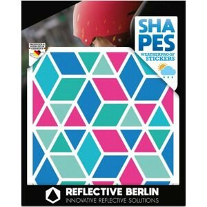 Reflective Berlin Reflective Shapes - Diamonds - coral uni
