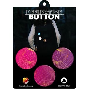 Reflective Berlin Reflective Buttons - Purple & Gold uni