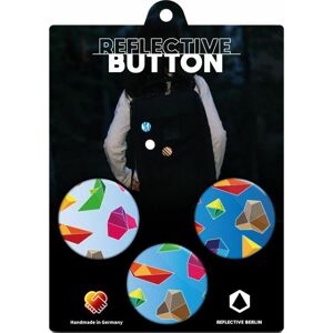Reflective Berlin Reflective Buttons - Origami uni
