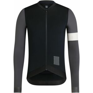 Rapha Men's Pro Team Long Sleeve Training Jersey - Black/Carbon Grey/White S