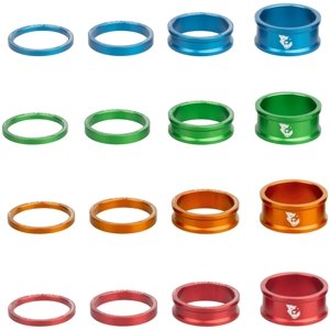Wolf Tooth Spacer Kit 3, 5, 10, 15 mm zelená