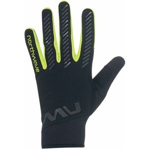 Northwave Active Gel Glove - black/yellow fluo L