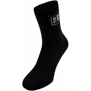 SBCR Cyklistické ponožky Stelvio-black L/XL 40-43