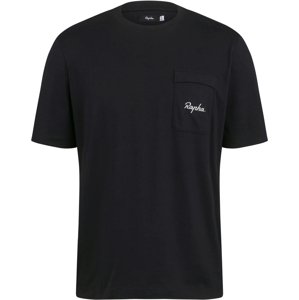 Rapha Men's Logo Pocket T-Shirt - Black/White XL
