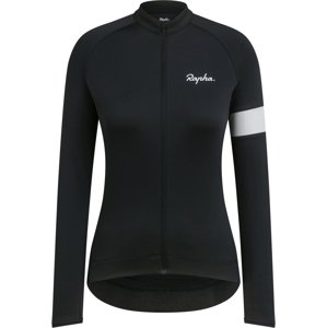 Rapha Women's Core Long Sleeve Jersey - Black/White L