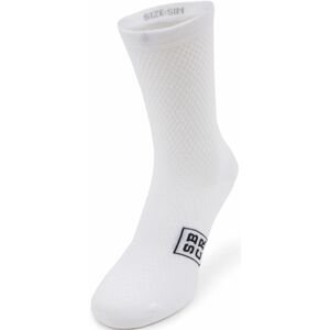 SBCR  Cyklistické ponožky Zoncolan-white L/XL 40-43