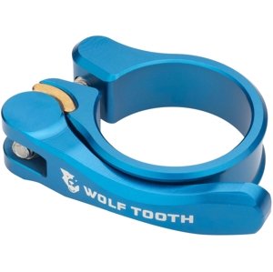 Wolf Tooth Seatpost Clamp QR 34.9 mm - blue uni