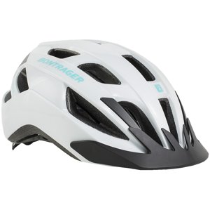Bontrager Solstice Bike Helmet - white/miami green M/L-(55-61)
