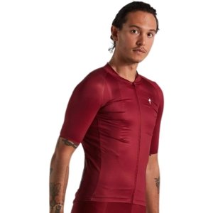 Specialized Men's SL Air Solid Jersey SS - maroon S