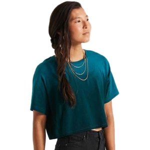 Specialized Women's Crop Tee SS - tropical teal spray S