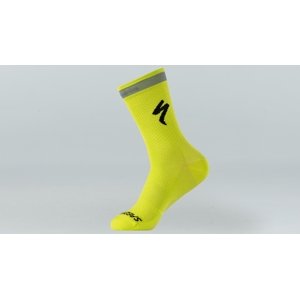 Specialized Soft Air Reflective Tall Sock - hyper green 43-45