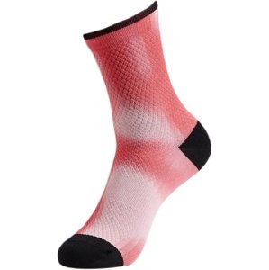 Specialized Soft Air Mid Sock - vivid coral distortion 36-39