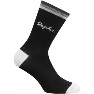Rapha Logo Socks - Black/Grey/Carbon Grey 44-46