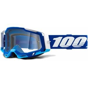 100% Racecraft 2 Goggle Blue - Clear Lens uni