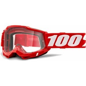 100% Accuri 2 Enduro Mtb Goggle Neon/Red - Clear Lens uni