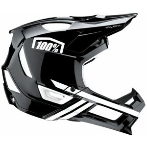 100% Trajecta Helmet W/Fidlock Black/White 56-58