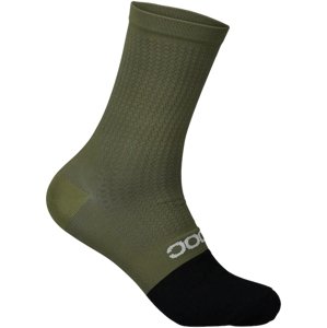 POC Flair Sock Mid - epidote green/uranium black 37-39
