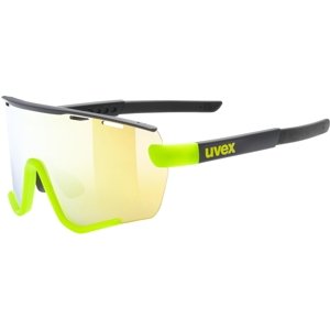 Uvex Sportstyle 236 Set - black lime mat/mirror yellow + clear uni