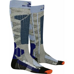 X-Socks Ski Rider 4.0 Wmn - stone grey melange/mineral blue 39-40