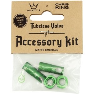 Peaty's X Chris King (MK2) Emerald Tubeless Valves Accessory Kit uni
