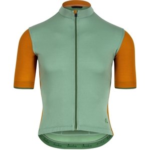 Isadore Signature Cycling Jersey - Jade Green / Sudan Brown L