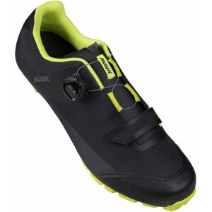 Mavic Crossmax Elite SL Shoe - Black/Safety Yellow 44 2/3