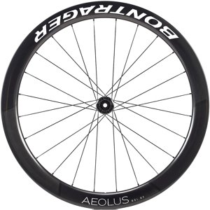 Bontrager Aeolus RSL 51 TLR Disc Road Wheel - black / white uni