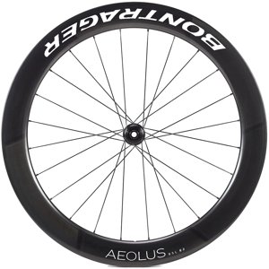 Bontrager Aeolus RSL 62 TLR Disc Road Wheel - black / white uni
