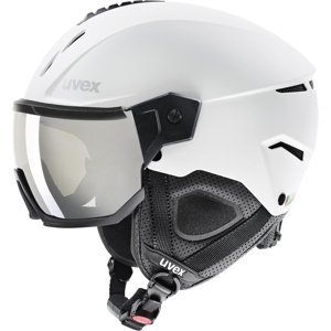 Uvex Instinct visor - white/black matt/mirror silver smoke (S2) 56-58