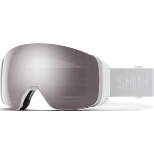 Smith 4D MAG - White Vapor/Chromapop Sun Platinum Mirror + ChromaPop Storm Blue Sensor Mirror uni