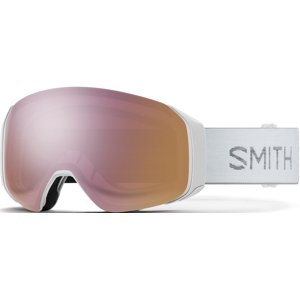 Smith 4D MAG S - White Chunky Knit/Chromapop Everyday Rose Gold Mirror + ChromaPop Storm Rose Flash uni