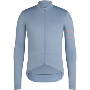 Rapha Men's Pro Team Long Sleeve Thermal Jersey - Grey Blue/Peach L