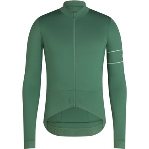 Rapha Men's Pro Team Long Sleeve Thermal Jersey - Dark Green/Pale Green XL