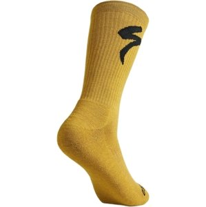Specialized Merino Midweight Tall Logo Sock - harvest gold 40-42