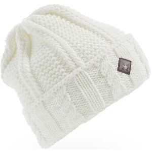 Spyder Cable Knit-Hat - white uni