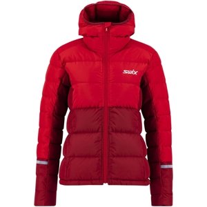 Swix Dynamic down jacket W - Rhubarb Red L