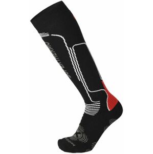 Mico Heavy Weight Superthermo Primaloft Ski Socks - nero rosso 38-40