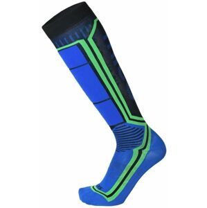 Mico Light weight Odor Zero X-Static Ski Socks - blu 41-43