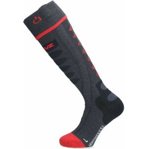 Lenz Heat Sock 5.1 Toe Cap Regular Fit - anthracite/red 39-41