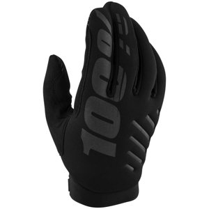 100% Brisker Women'S Gloves Black L