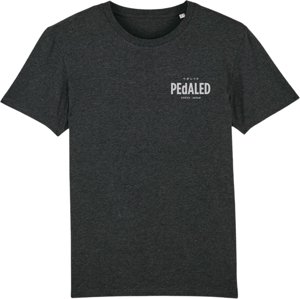 PEdALED Logo Tee - dark grey M